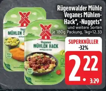 Edeka Rügenwalder Mühle Veganes Mühlen- Hack*, -Nuggets Angebot