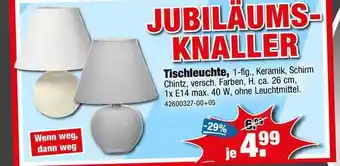 SB Lagerkauf Tischleuchte Angebot