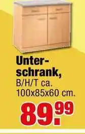 SB Lagerkauf Unterschrank Angebot