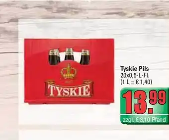 Profi Getränke Tyskie Pils 20x0,5L Angebot