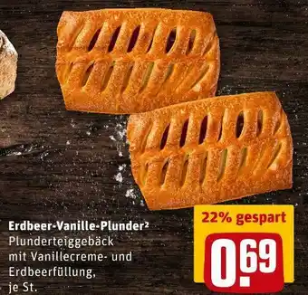 REWE Brot & mehr erdbeer-vanille-plunder Angebot