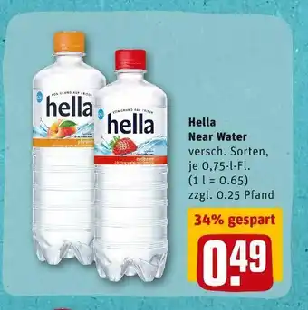 REWE Hella wasser mit geschmack Angebot