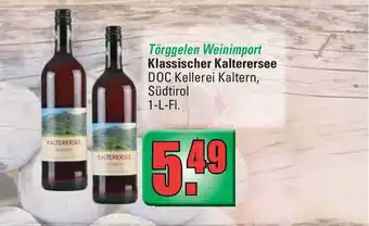 Profi Getränke Klassischer Kalterersee 1L Angebot