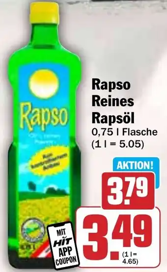 Hit Rapso Reines Rapsöl Angebot