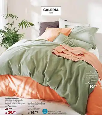 Galeria Halbleinen Bettwäsche Angebot