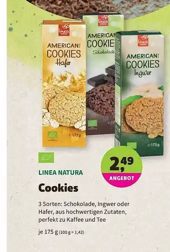 Biomarkt Linea Natura Cookies 175g Angebot