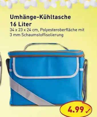 PicksRaus Umhänge-kühltasche 16 Liter Angebot