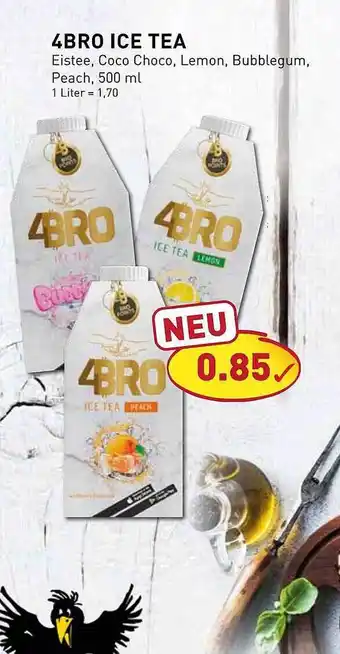 PicksRaus 4bro Ice Tea 500ml Angebot