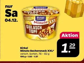 NETTO Birkel minuto bechersnack xxl Angebot