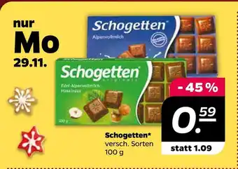 NETTO Schogetten schokolade Angebot