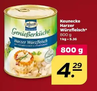 NETTO Keunecke harzer würzfleisch Angebot