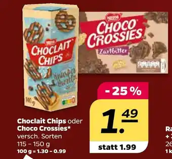 NETTO Nestle choclait chips oder choco crossies Angebot