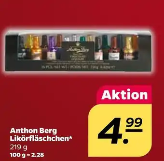 NETTO Anthon berg likörfläschchen Angebot