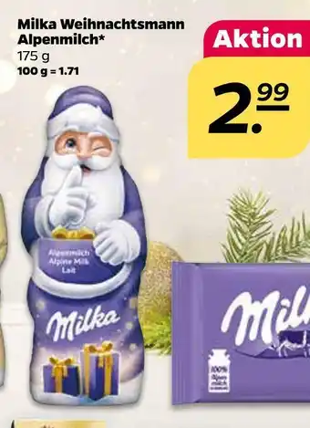 NETTO Milka weihnachtsmann Angebot