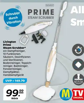 NETTO Livington prime steam scrubber Angebot