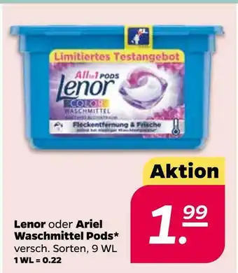 NETTO Lenor oder ariel waschmittel pods Angebot