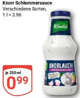 Globus Knorr Schlemmersauce Angebot