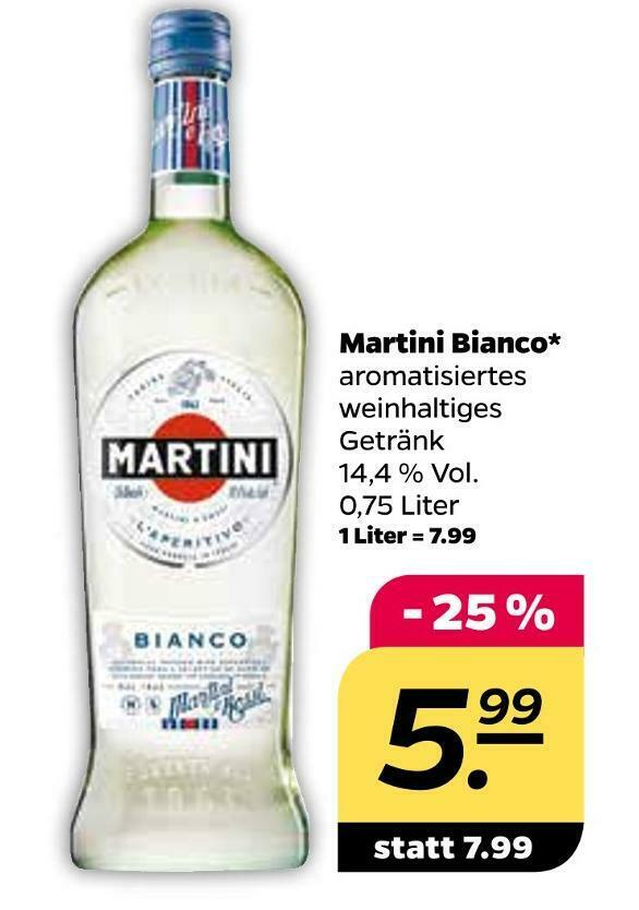 Martini bianco aperitif Angebot bei NETTO