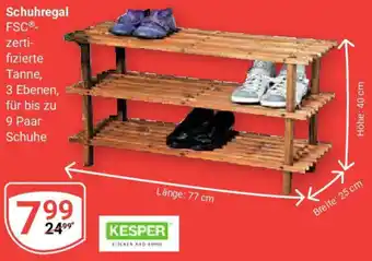 Globus Kesper Schuhregal Angebot