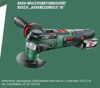 OBI Bosch akku-multifunktionsgerät „advancedmulti 18“ Angebot