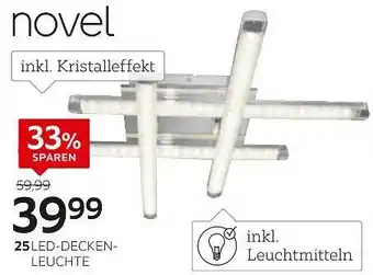 XXXLutz Novel led-deckenleuchte Angebot