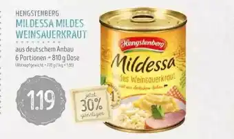 Edeka Struve Hengstenberg Mildessa Mildes Weinsauerkraut Angebot