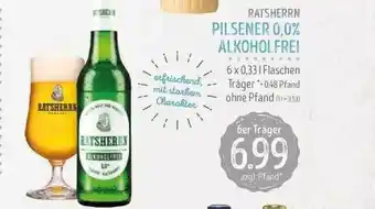 Edeka Struve Rastherrn Pilsener 0,0% Akoholfrei Angebot