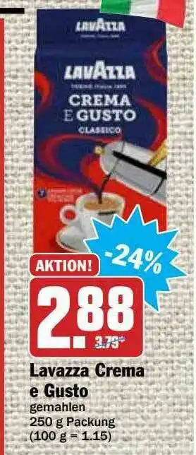 Hit Lavazza Crema E Gusto Angebot