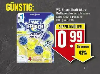 Scheck-in-Center Wc-frisch Kraft-aktiv-duftspender Angebot