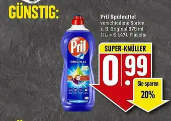 Scheck-in-Center Pril Spülmittel Angebot