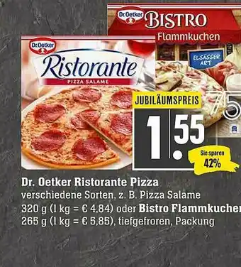 Scheck-in-Center Dr. Oetker Ristorante Pizza Angebot