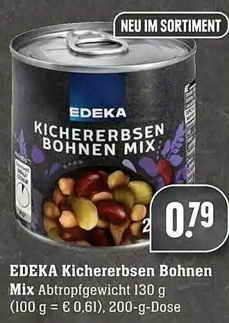 Scheck-in-Center Edeka Kichererbsen Bohnen Mix Angebot