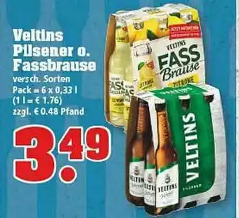 trinkgut Veltins Pilsener O. Fassbrause Angebot