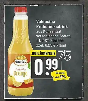 Scheck-in-Center Valensina Frühstücksdrink Angebot