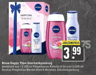 Scheck-in-Center Nivea Happy Time Geschenkpackung Angebot