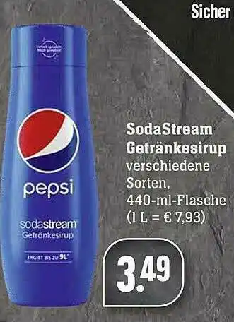 Scheck-in-Center Sodastream Getränkesirup Angebot