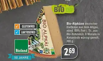 Scheck-in-Center Bio-alpkäse Bioland Angebot