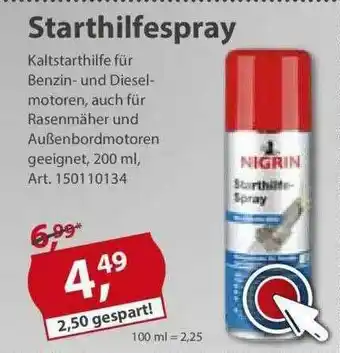 Sonderpreis Baumarkt Starthilfespray Angebot