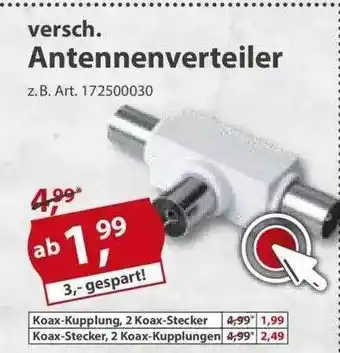 Sonderpreis Baumarkt Versch. Antennenverteiler Angebot