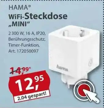 Sonderpreis Baumarkt Hama Wifi-steckdose „mini” Angebot