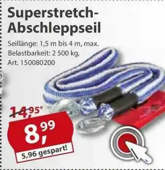 Sonderpreis Baumarkt Superstretch- Abschleppseil Angebot