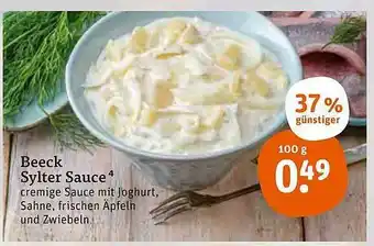 tegut Beeck Sylter Sauce Angebot