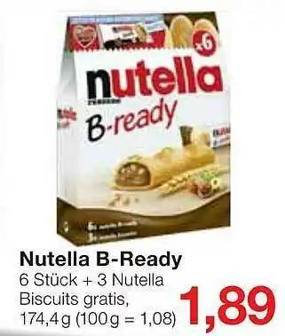 Jawoll Nutella B-ready Angebot