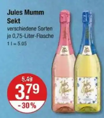 V Markt Jules mumm sekt Angebot