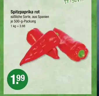 V Markt Spitzpaprika rot Angebot