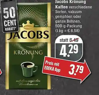 E-Center Jacobs Krönung Kaffee Angebot