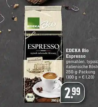 E-Center Edeka Bio Espresso Angebot