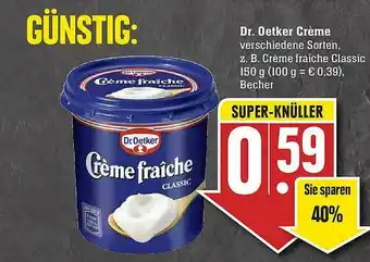 E-Center Dr Oetker Crème Angebot