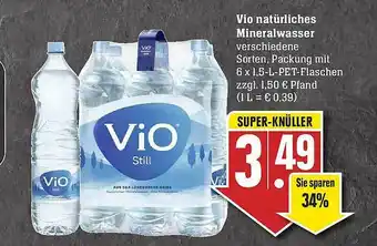 E-Center Vio Natürliches Mineralwasser Angebot