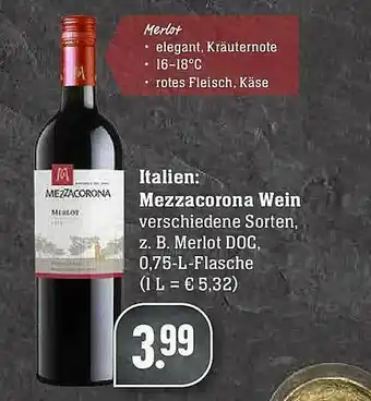 E-Center Mezzacorona Wein Angebot